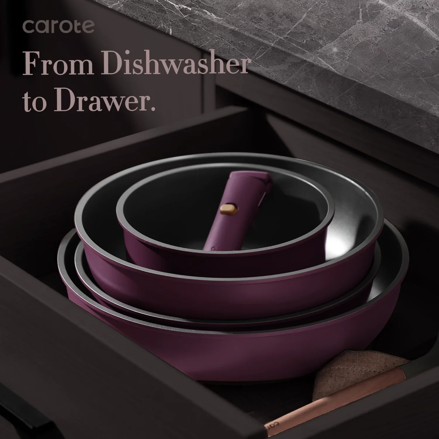 Grape Detachable Cookware Set - 21 pcs - Image 5